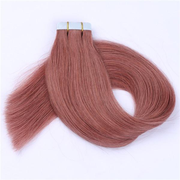 Wholesale double drawn high quality brazilian straight tape in extensions cost XS087
